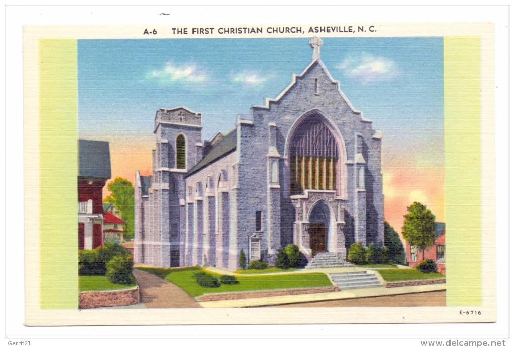 USA - NORTH CAROLINA - ASHEVILLE, First Christian Church - Asheville