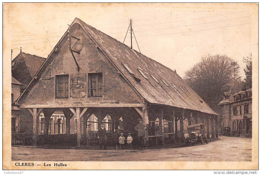 76-  CLERES- LES HALLES - Clères