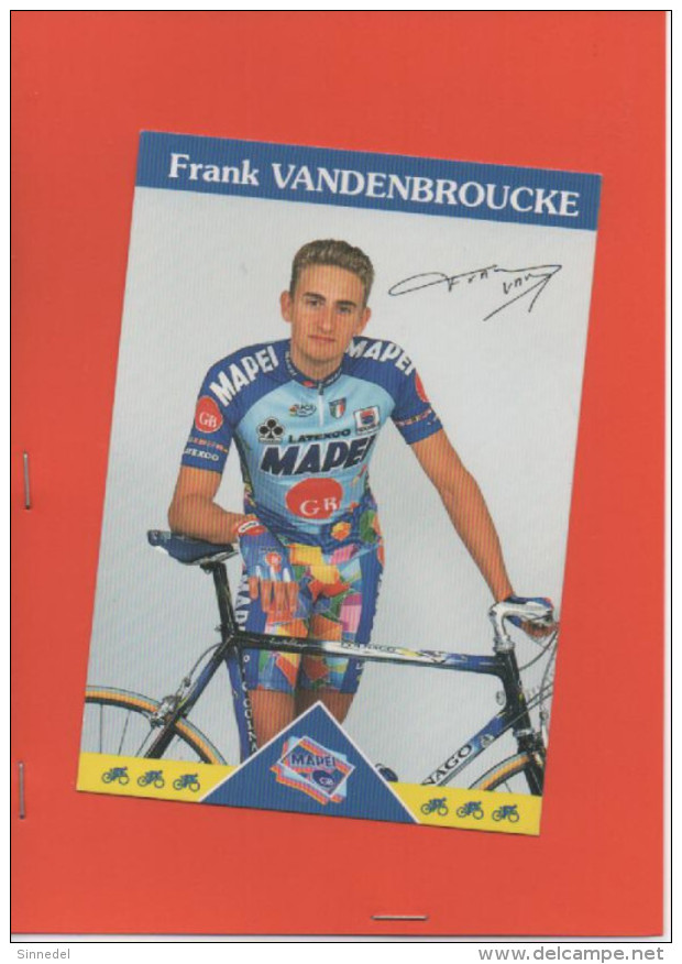 EQUIPE MAPEI FRANCK VANDENBROUCKE - Radsport