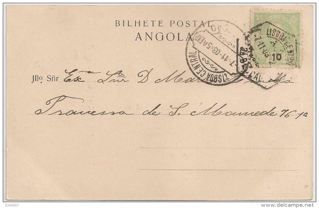 Postal S. Tomé E Principe - S. Thomé - Rio Agua - Porto - Lavadeiras (Ed. Osorio & Seabra) - PostCard - CPA - Sao Tome Et Principe