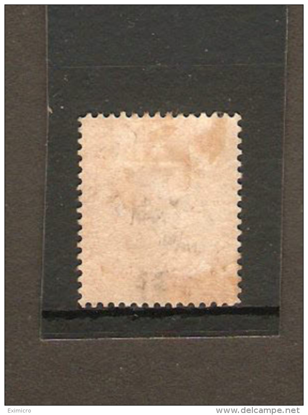 TURKS ISLANDS 1883 1d Orange - Brown  SG 55 Watermark Crown CA (reversed) MOUNTED MINT Cat £100 - Turks & Caicos