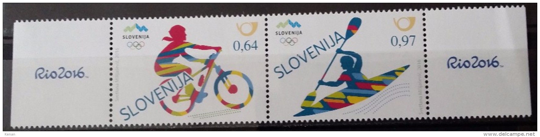 Slovenia, 2016 , Sport Olympic Games (MNH) - Summer 2016: Rio De Janeiro