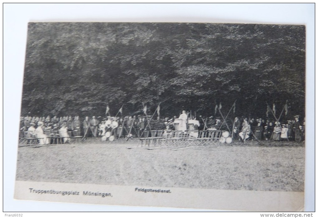 Truppenübungsplatz, Feldgottesdienst, Münsingen, 1911 - Münsingen