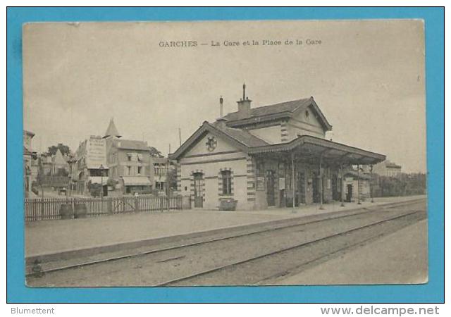 CPA - Chemin De Fer La Gare GARCHES 92 - Garches
