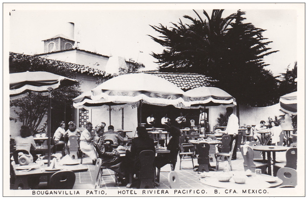 RP: Bouganvillia Patio , Hotel Riviera Pacifico. B. CFA. Mexico , PU-1927 - Messico