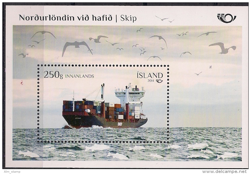 2014 Island MI. Bl. 60 **MNH  NORDEN - Leben Am Meer - 2014