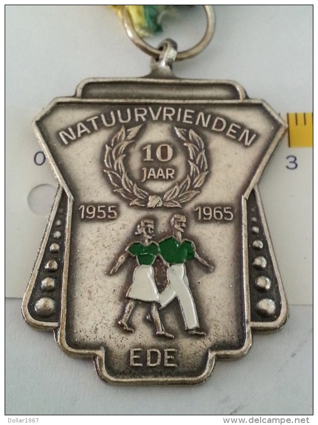 .medal - Medaille Naruurvrienden Ede 1955-1965 - Other & Unclassified