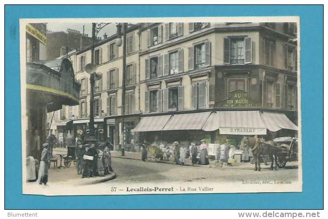 CPA 57 - La Rue Vallier LEVALLOIS-PERRET 92 - Levallois Perret