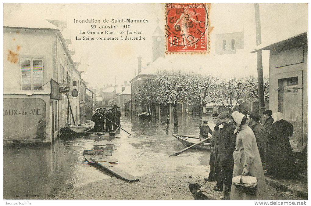 Saint Mammes : Inondation 1910 - Saint Mammes