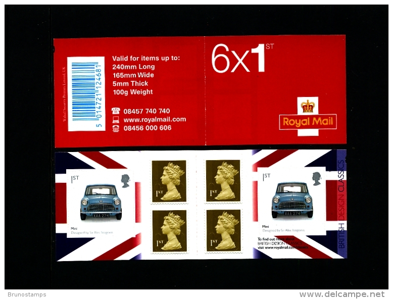 GREAT BRITAIN - SELF-ADHESIVE BOOKLET 6 X 1st  MINI  MINT NH  PM 17 - Libretti