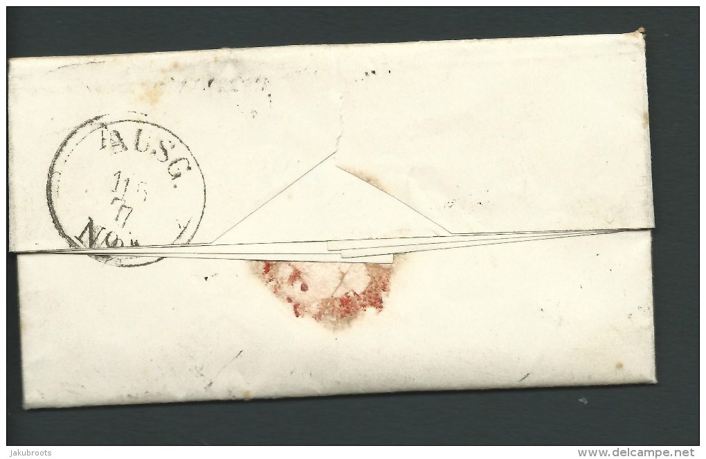 1867. ENTIRE  LETTER. GERMAN  OCCUPATION. KSI&#260;&#379;--&#321;ASZCZYCZYN - ...-1860 Vorphilatelie