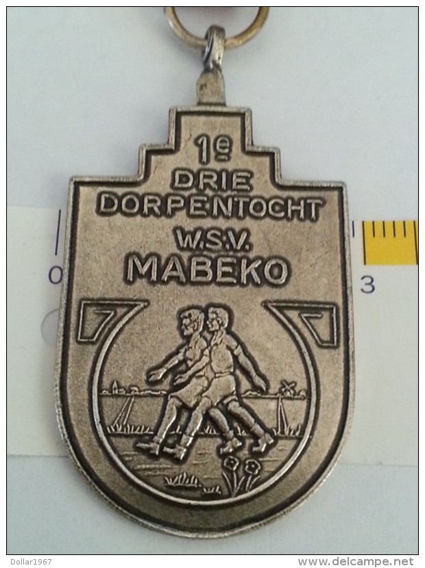 .medal - Medaille - W.S.V 1e Drie Dorpentocht , Mabeko - Other & Unclassified