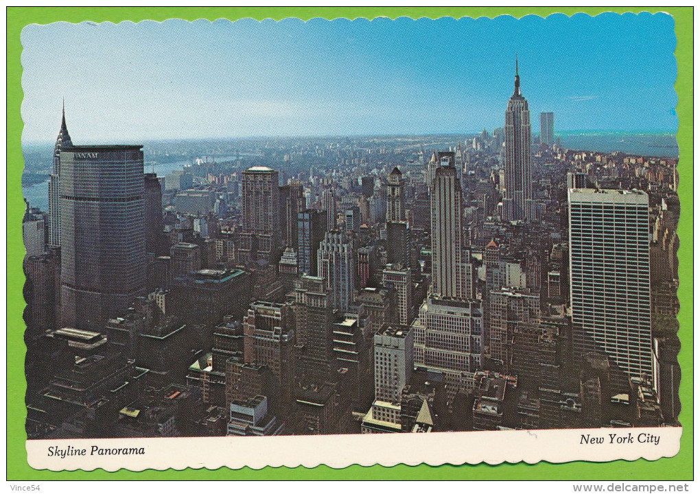 NEW YORK CITY - Skyline Panorama Carte Non Circulé - Empire State Building