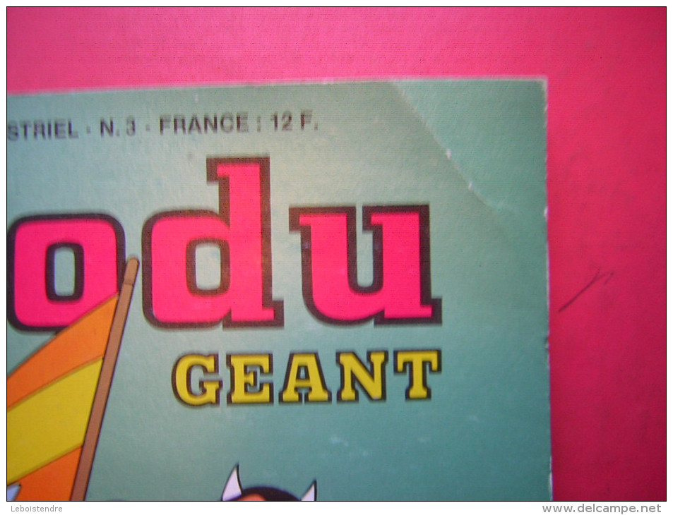 BD DODU GEANT TRIMESTRIEL N° 3 EDITIONS DU CHATEAU 1986 - Other Magazines