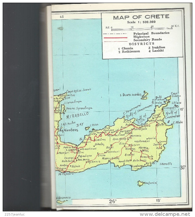 J Christoforakis -CRETE  A -Guide -  History  & Plans  163 Pages +Photographs Etc - Europe