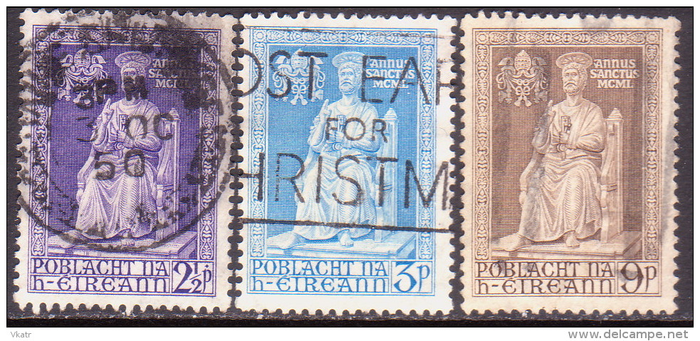 IRELAND 1950 SG #149-51 Compl.set Used Holy Year - Used Stamps