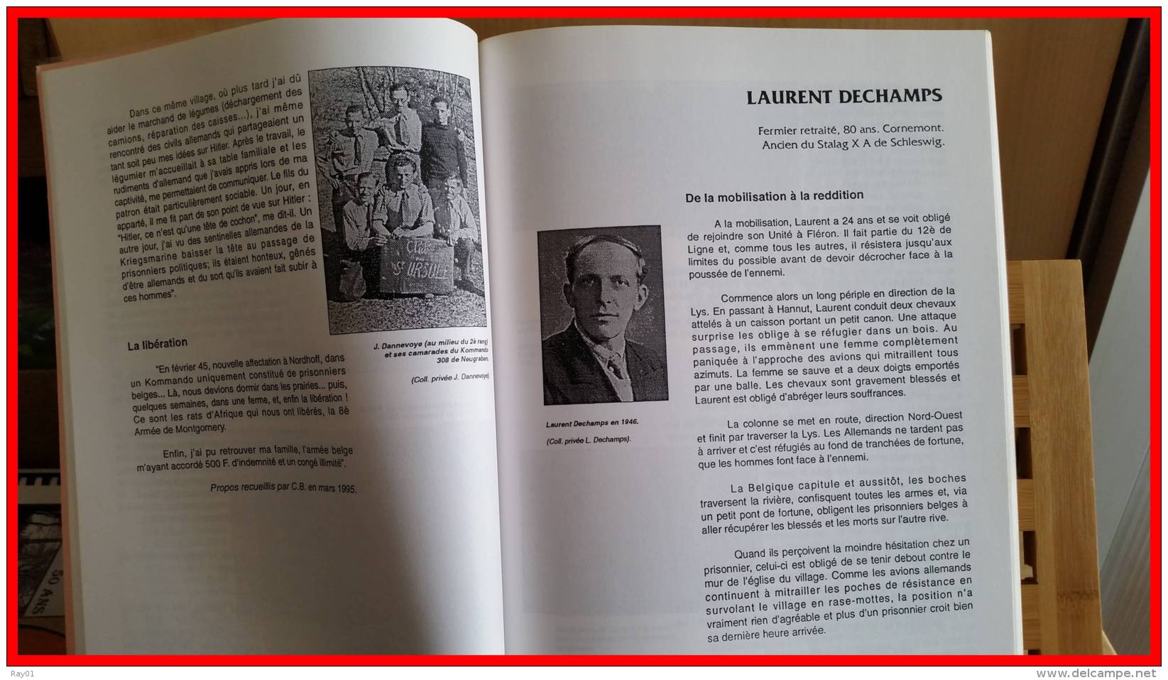 BELGIQUE - Bol D"Eau Et Quignon De Pain - Des Sprimontois (Sprimont Province De Liége) Racontent Leur Captivité En 40/45 - Oorlog 1939-45