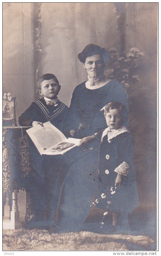 AK Foto Mutter Mit Kindern - Ca. 1910 (23338) - Children And Family Groups