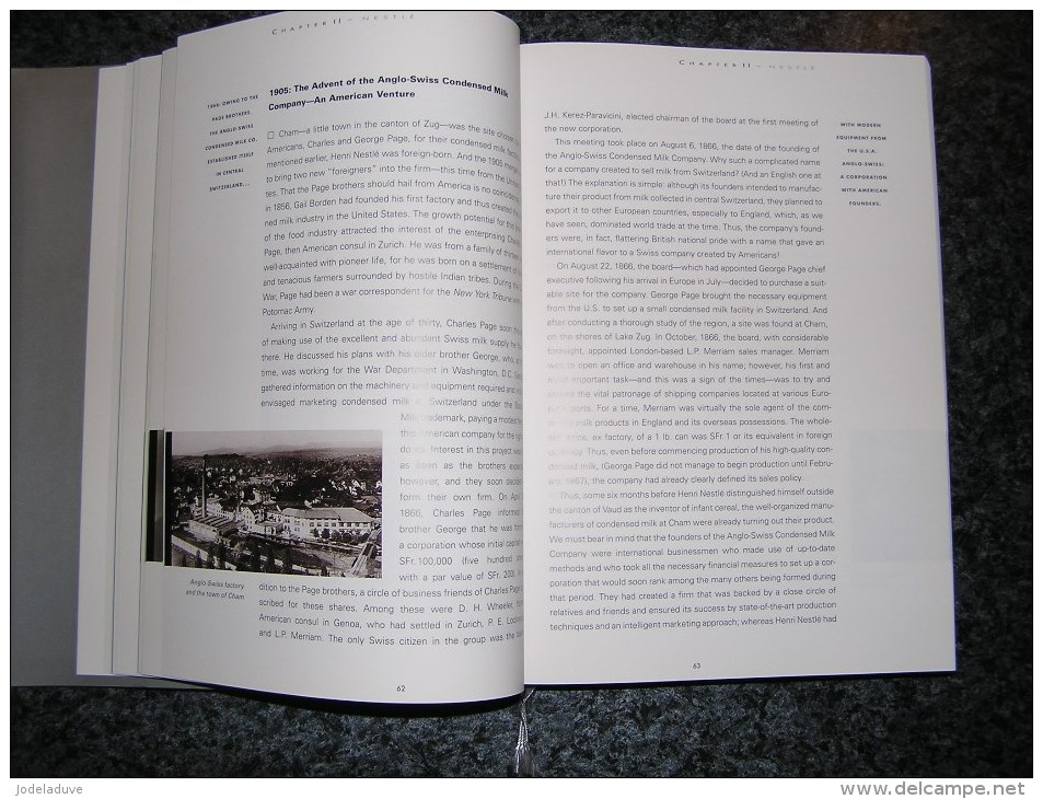 NESTLE 125 Years 1866 1991 J Heer Story Nestlé Milk Chocolat Company Manufacture Industrial Anglo Swiss Cailler Maggi