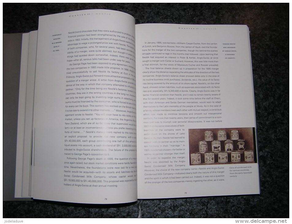 NESTLE 125 Years 1866 1991 J Heer Story Nestlé Milk Chocolat Company Manufacture Industrial Anglo Swiss Cailler Maggi
