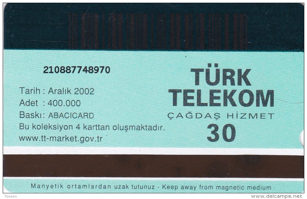 Turkey, N-292, Calendar 2003, 2 Scans. - Turkije