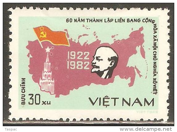 Vietnam 1982 Mi# 1284 (*) Mint No Gum - Founding Of Soviet Union, 60th Anniv. / Lenin - Viêt-Nam