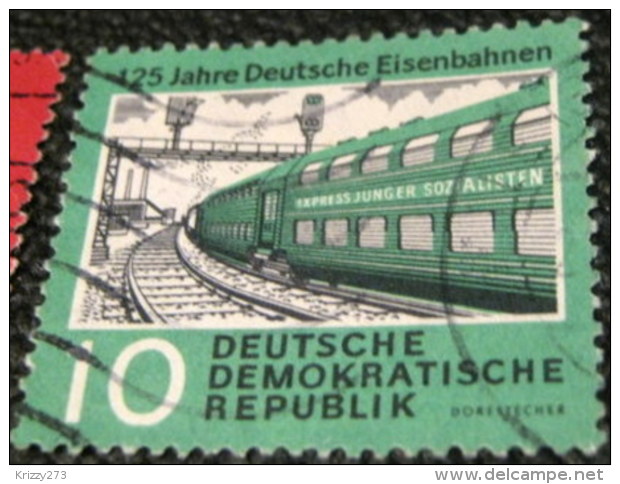 Germany 1960 The 125th Anniversary Of Rail Roads 10pf - Used - Altri & Non Classificati