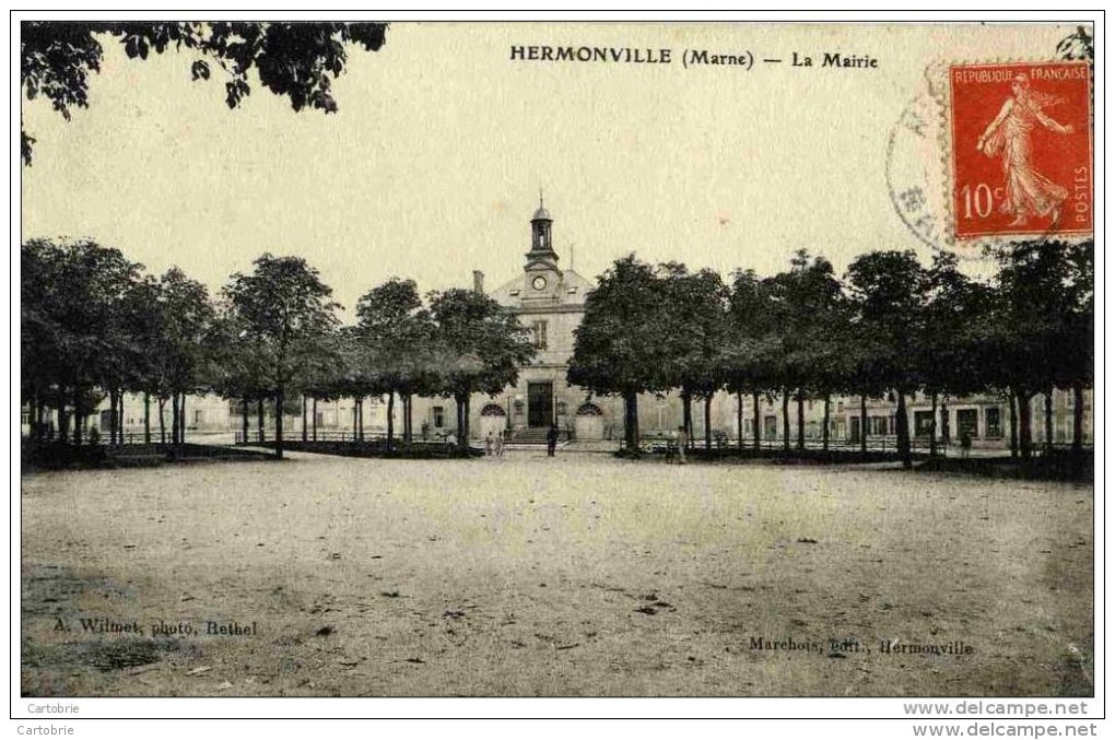 51. Hermonville- -La Mairie-1907 - Other & Unclassified