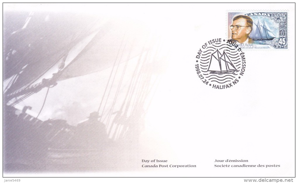 Canada 1998 William Roue FDC - 1991-2000