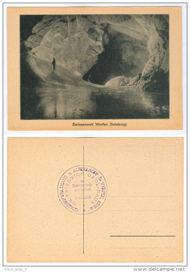 3) AK Salzburg 5450 Werfen Eisriesenwelt Eishöhle Dr. Friedrich Oedl-Haus Pongau Österreich Austria Autriche Postcard - Werfen