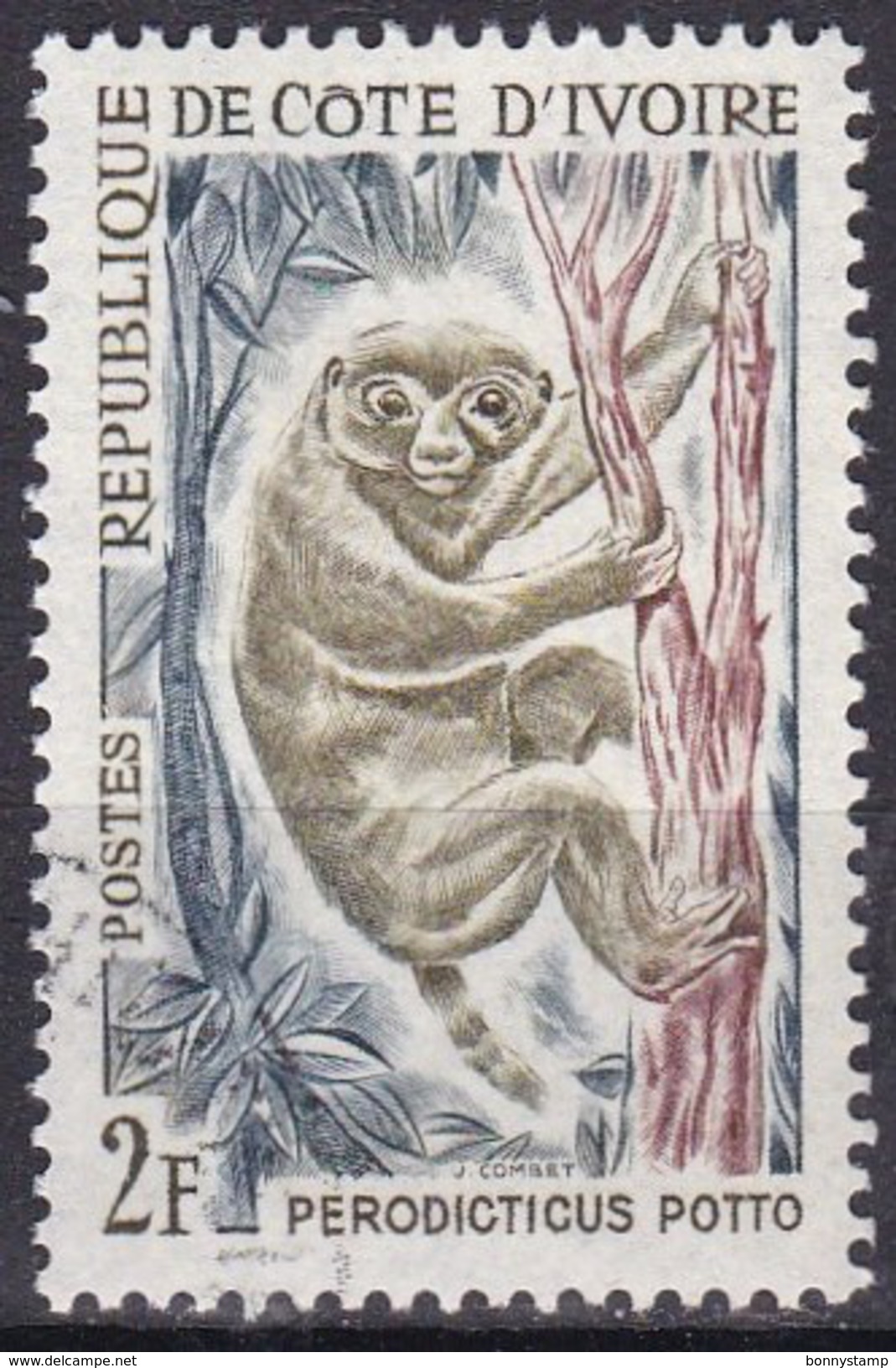 Costa D'Avorio, 1963/64 - 5f  Potto - Nr.202 MNH** - Ivoorkust (1960-...)