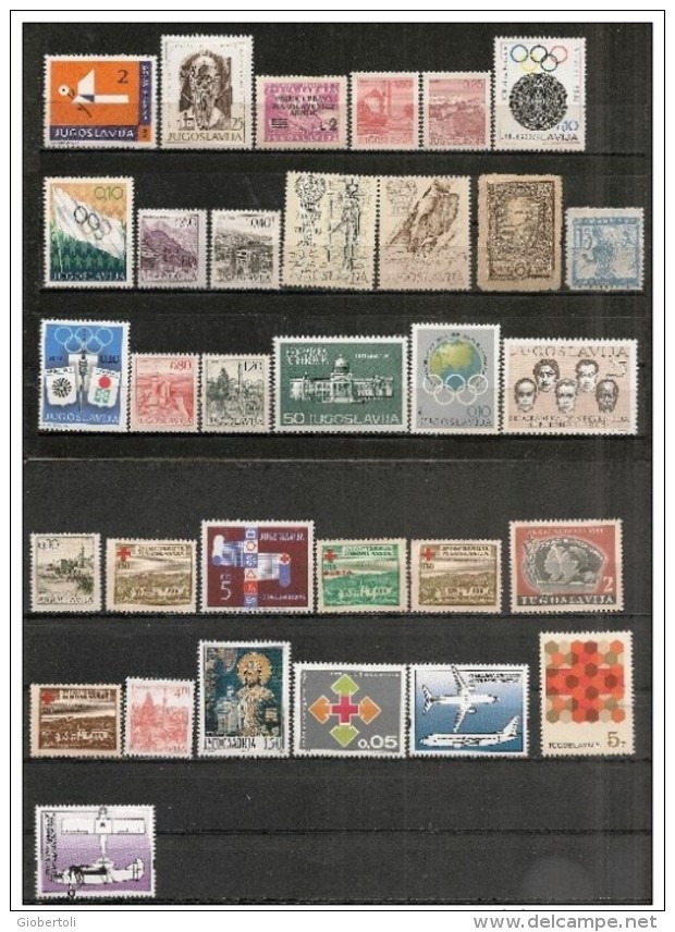 Jugoslavia/Yougoslavie/Yugoslavia: Lotto Di 32 Pezzi, Lot De 32 Pièces, Lot Of 32 Pieces - Collections, Lots & Séries