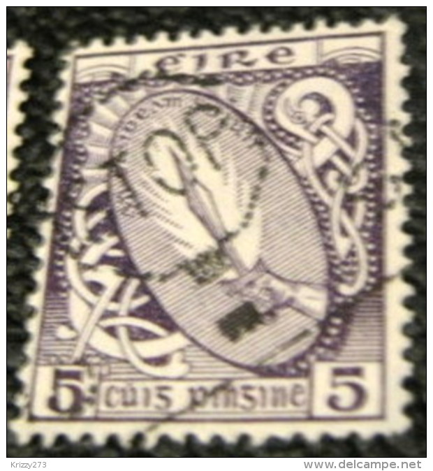 Ireland 1922 Sword Of Light 5p - Used - Used Stamps