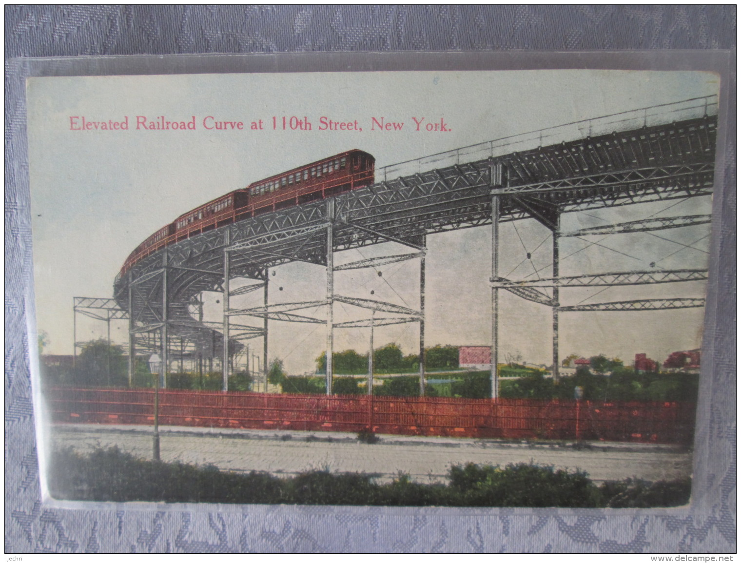 ELEVATED RAILING CURVE AT 110 TH STREET . NEW YORK - Autres & Non Classés