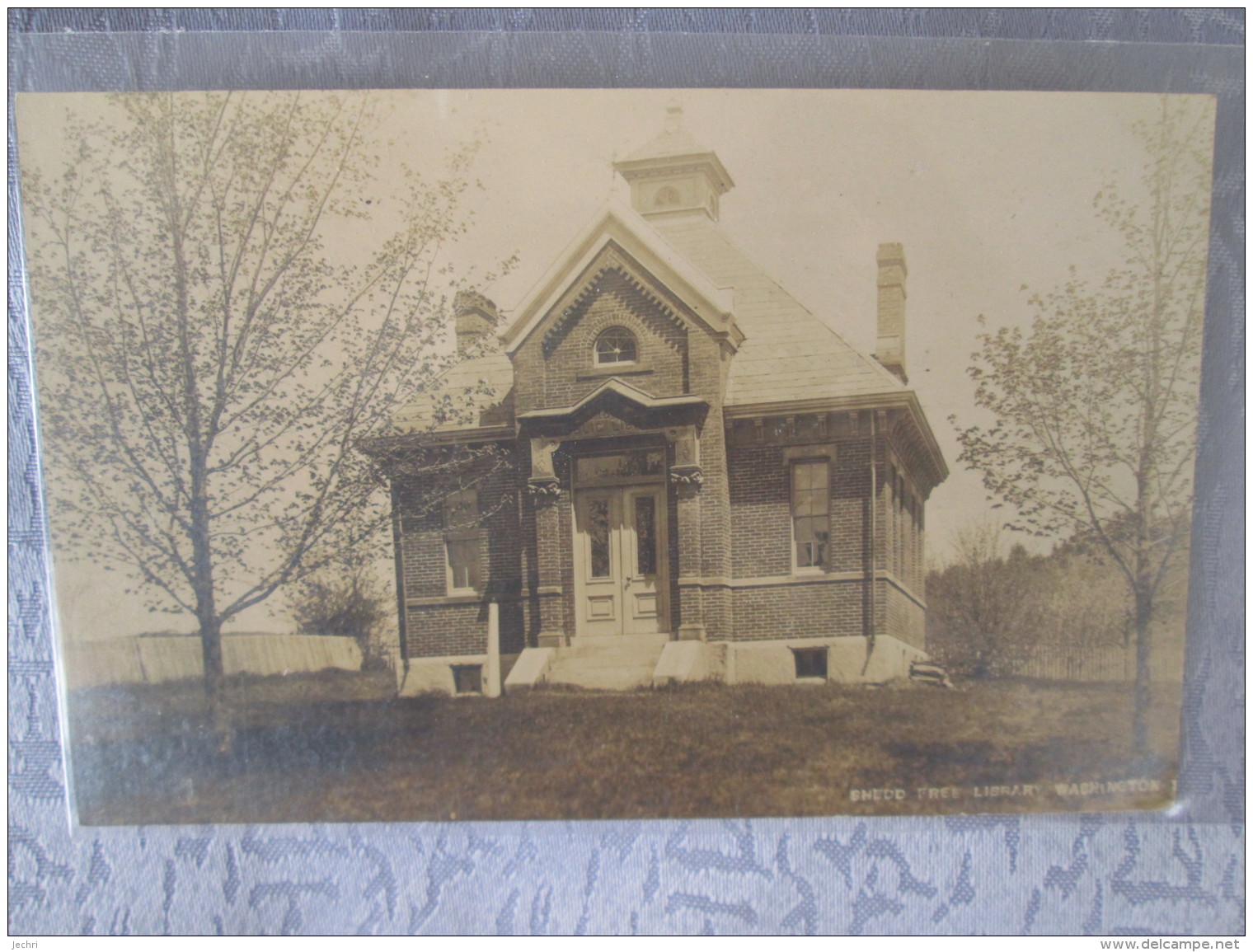 SHEDD FREE LIBRARY WASHINGTON . CARTE PHOTO - Autres & Non Classés