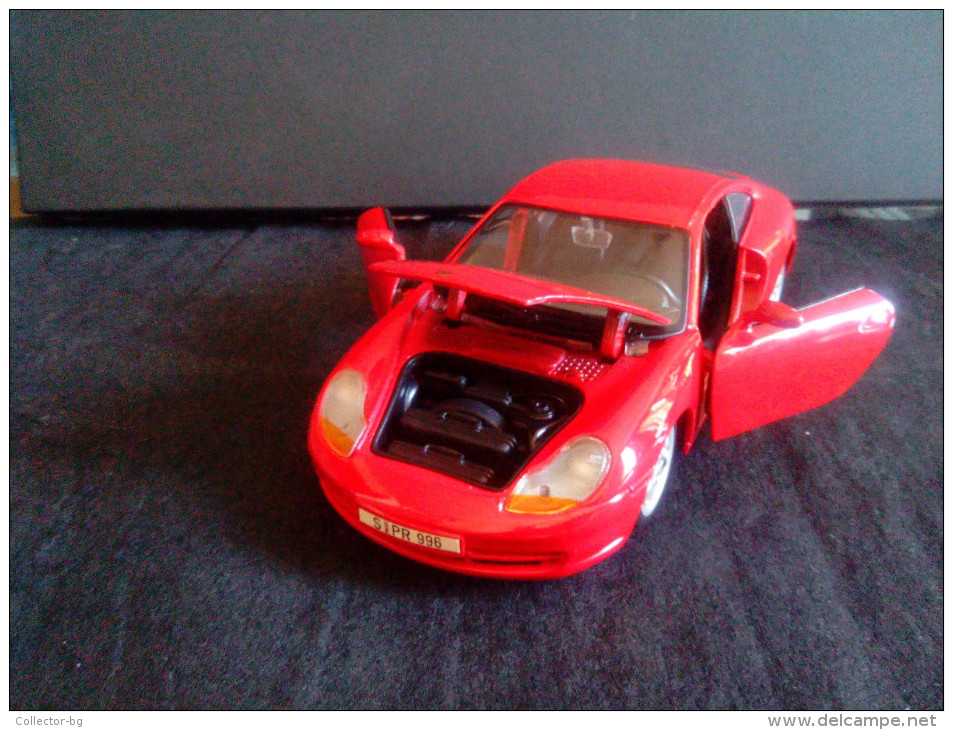 ORIGINAL Porsche 911/966 1:24 Detailed 1997 RARE VINTAGE LOW PRICE DIECAST METAL CAR - Burago