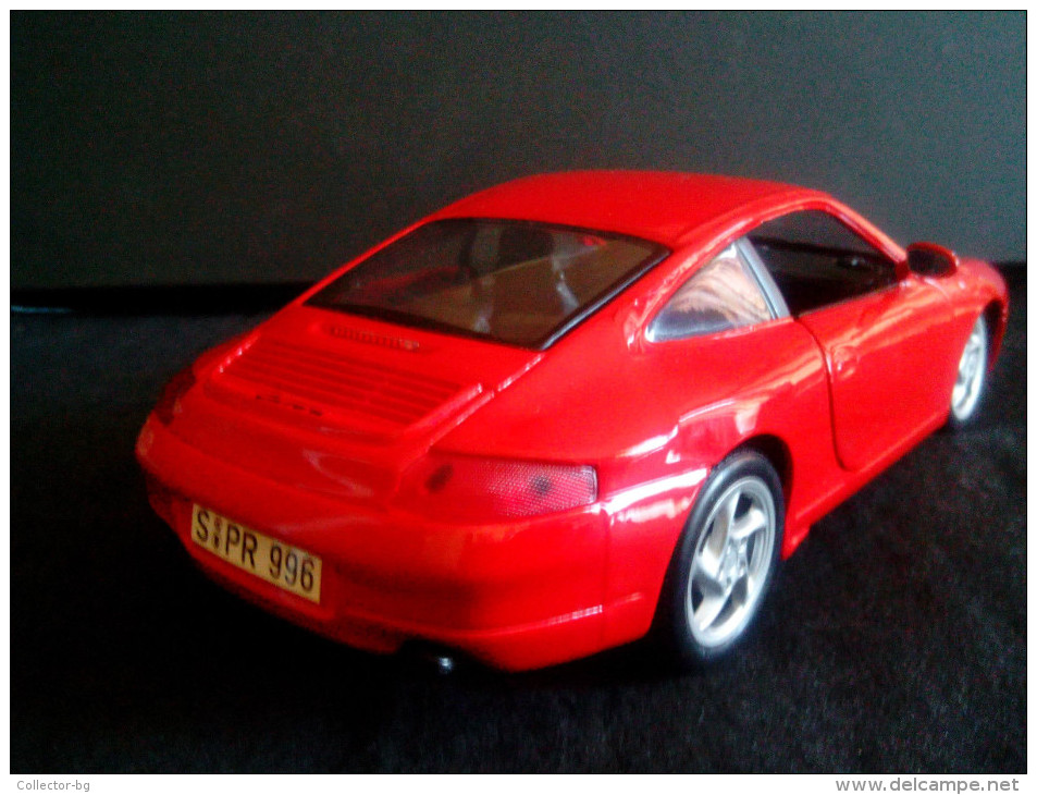 ORIGINAL Porsche 911/966 1:24 Detailed 1997 RARE VINTAGE LOW PRICE DIECAST METAL CAR - Burago