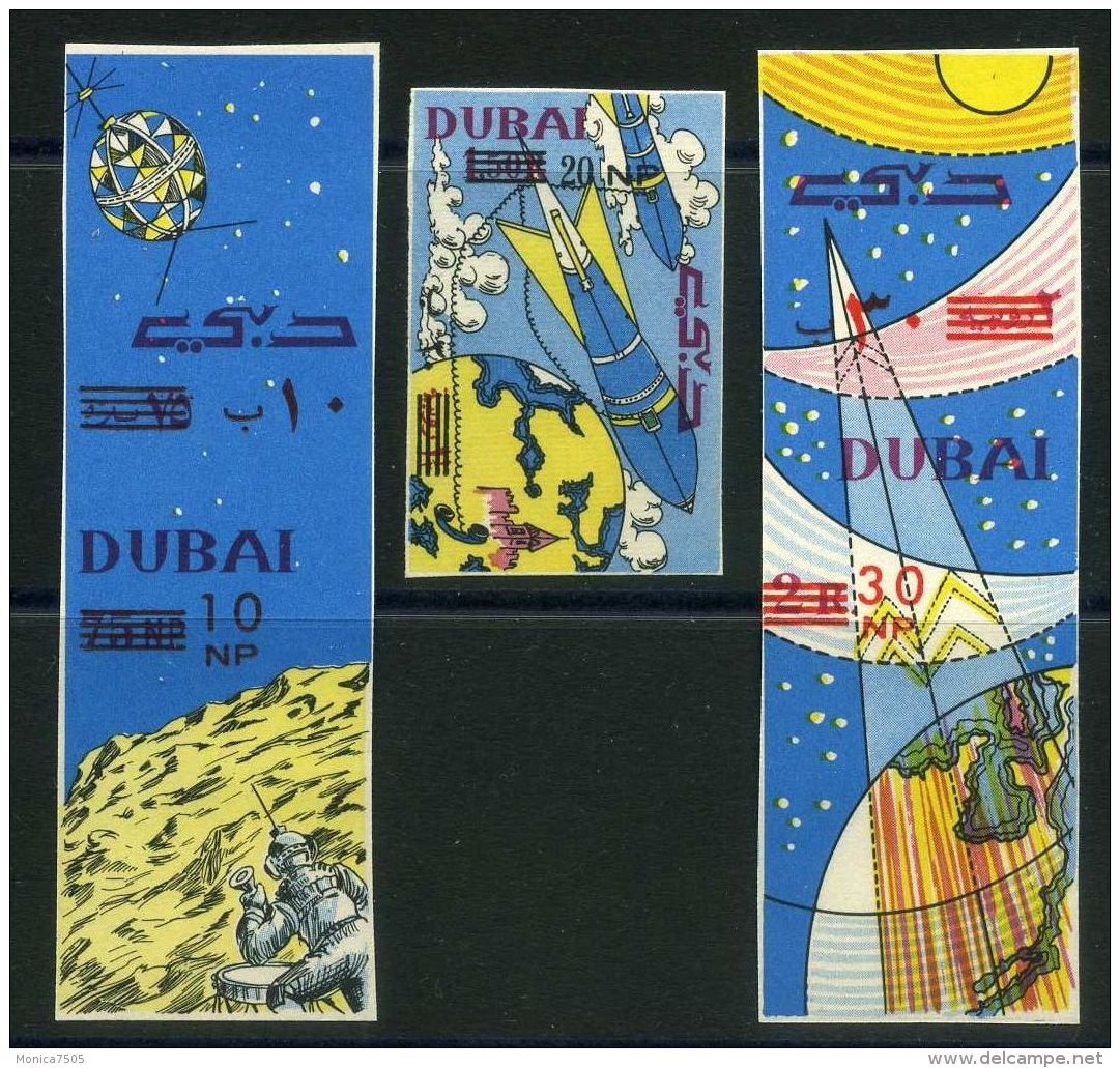 DUBAI  ASTRONAUTIQUE :   Y&amp;T  POSTE  N°  53/55  N D  TIMBRES  NEUFS  SANS  TRACE  DE  CHARNIERE , A  VOIR . - Autres - Asie