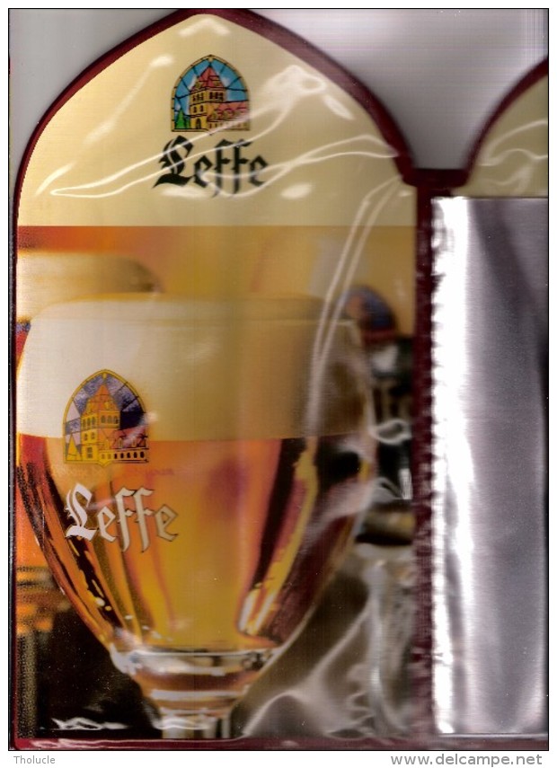 Leffe-Bière D'Abbaye-Abdij Van Leffe-Bière-Bier-Beer- Carnet Pour Tarif-Menu-Publicité-dim. 30x17cm-très Bon état (scan) - Autres & Non Classés