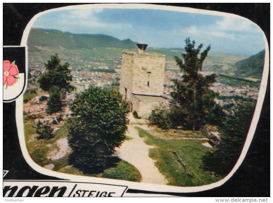 ÄLTERE POSTKARTE FÜNFTÄLERSTADT GEISLINGEN STEIGE SCHWIMMBAD FREIBAD Bad Ansichtskarte AK Cpa Postcard - Geislingen