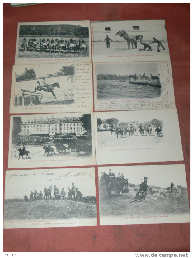 SAUMUR 1900  LOT 8 CPA N°  56  A  86  / ECUYER / CARROUSEL / EQUITATION / EDIT FR.VOELCKER A SAUMUR - Saumur