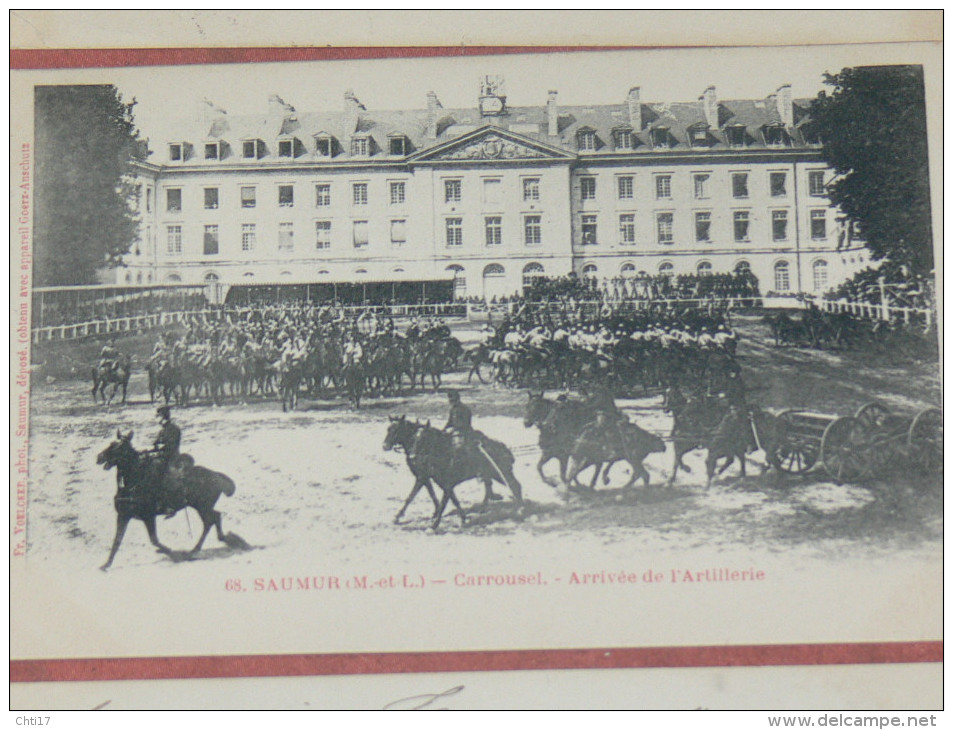 SAUMUR 1900  LOT 8 CPA N°  56  A  86  / ECUYER / CARROUSEL / EQUITATION / EDIT FR.VOELCKER A SAUMUR - Saumur