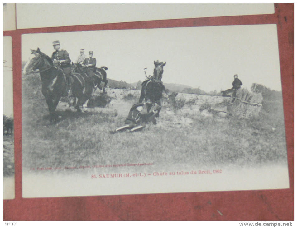 SAUMUR 1900  LOT 8 CPA N°  56  A  86  / ECUYER / CARROUSEL / EQUITATION / EDIT FR.VOELCKER A SAUMUR - Saumur