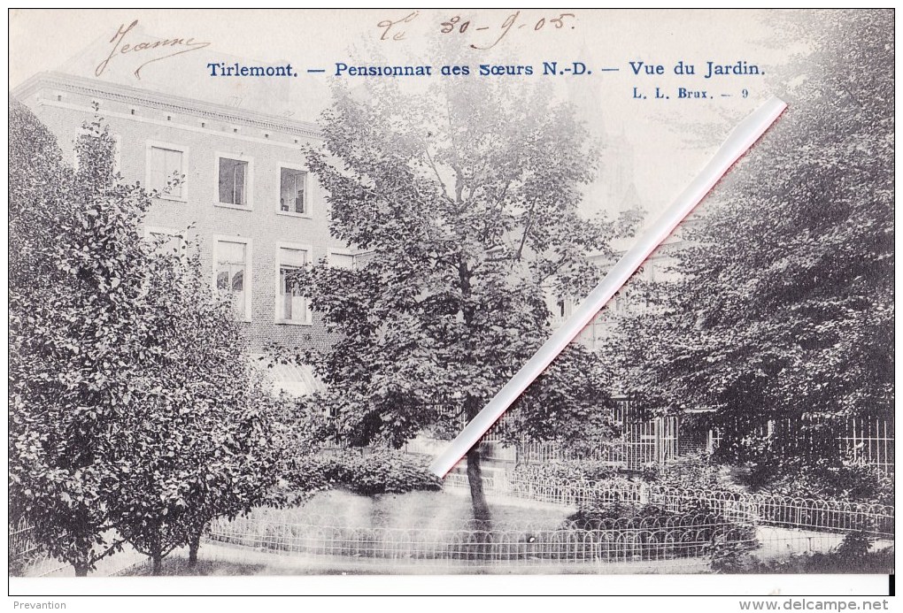 TIRLEMONT - Pensionnat Des Soeurs De N-D - Vue Du Jardin - Tienen