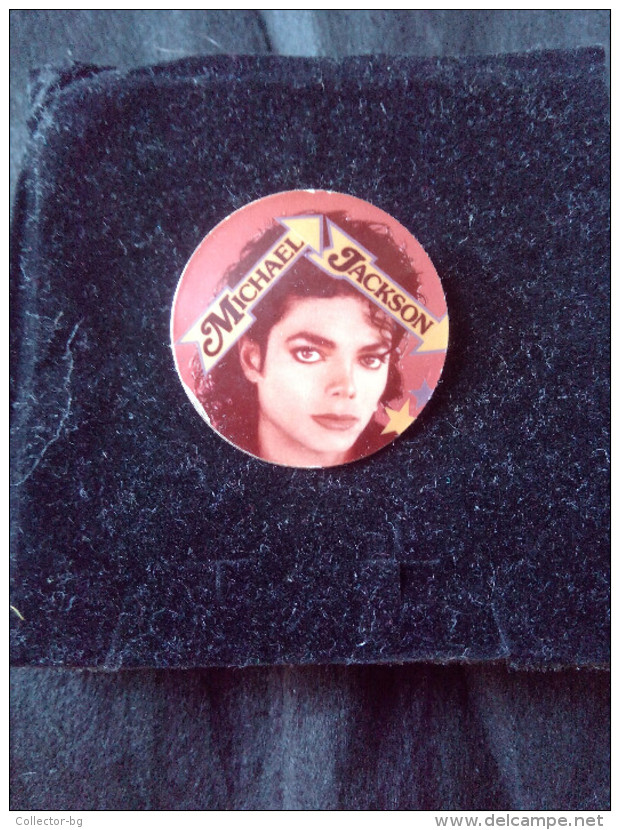 VERY RARE MICHALE JACKSON EMBLEME 1970"S PIN BADGE PERFECT - Celebrities