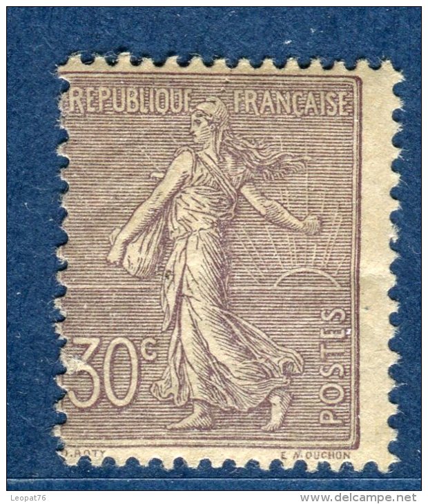 France - Variété N° Yvert 133 Type Semeuse  Neuf **  Cote 550€  2 Scans Recto Et Verso  Réf. 1277 - Unused Stamps