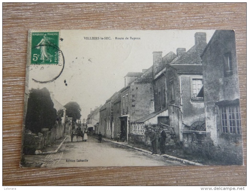 Villiers Le SEC - Route De Bayeux RARE - B21 - Other & Unclassified