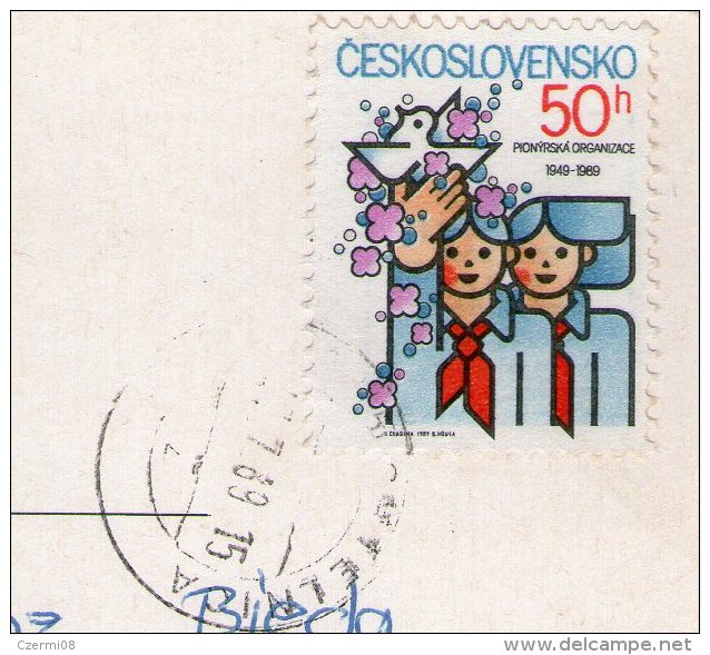 Czechoslovakia (Slovakia) - Chtelnica - Used 1989 - Nice Stamp - Slovaquie