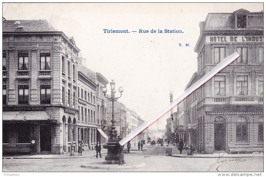 TIRLEMONT - Rue De La Station - Carte Animée - Tienen