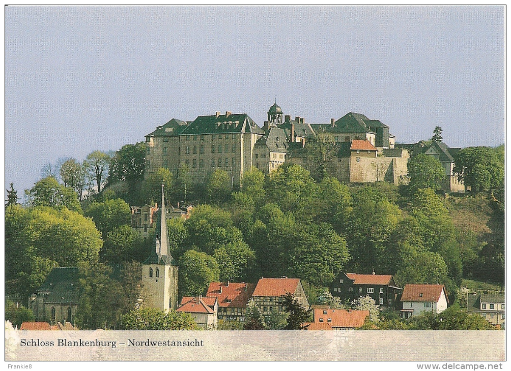 Blankenburg Schloss Nordwestansicht - Blankenburg